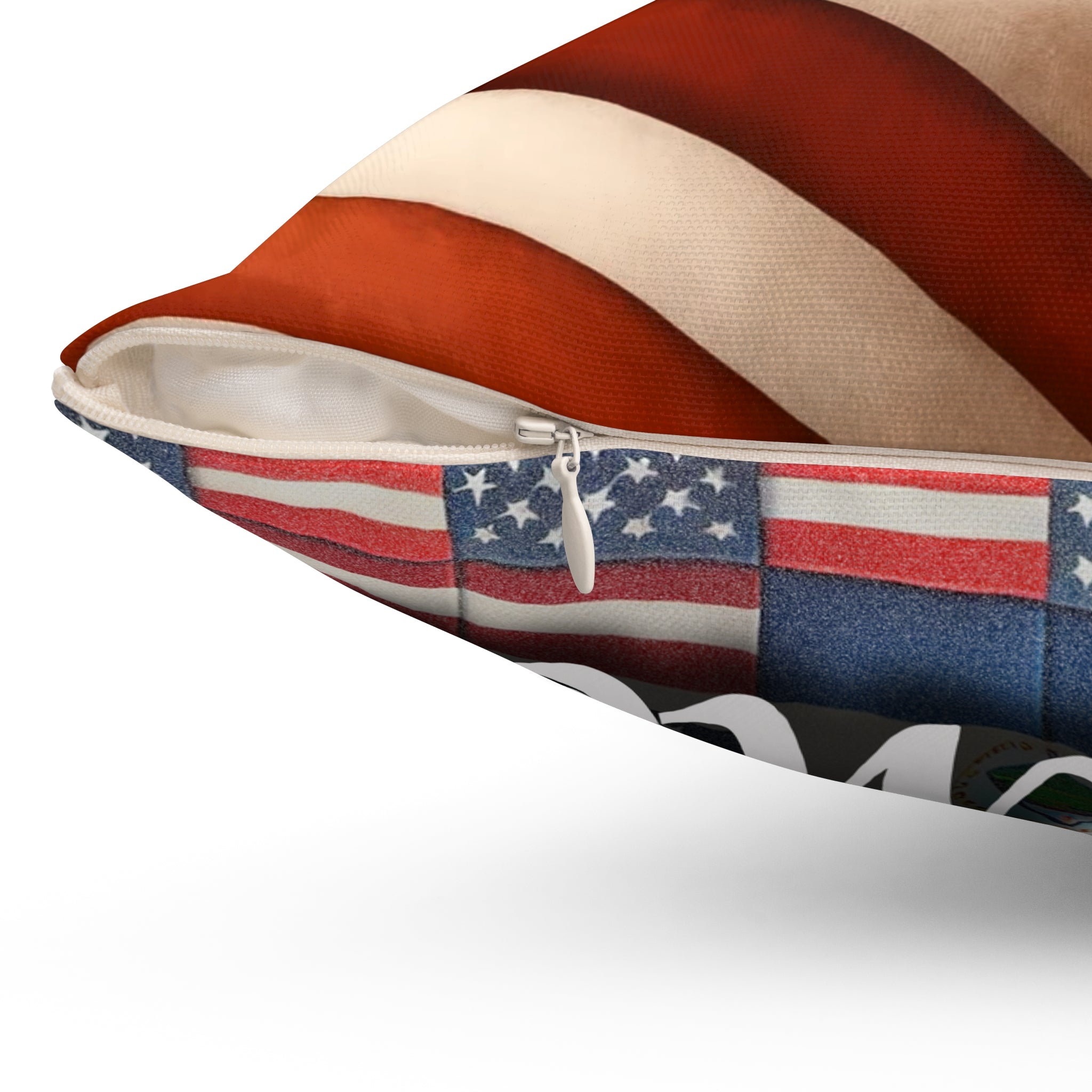 "Your World Life" Patriotic Couples Pillow | Personalized (Custom) Home Decor